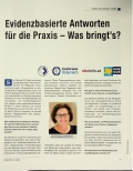 Vorschauseite 1: Evidenzbasierte Antworten für die Praxis - Was bringt s?