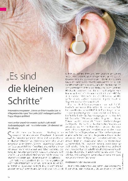 Vorschauseite 2: Gesundheit und Lebensqualität älterer Menschen im Fokus