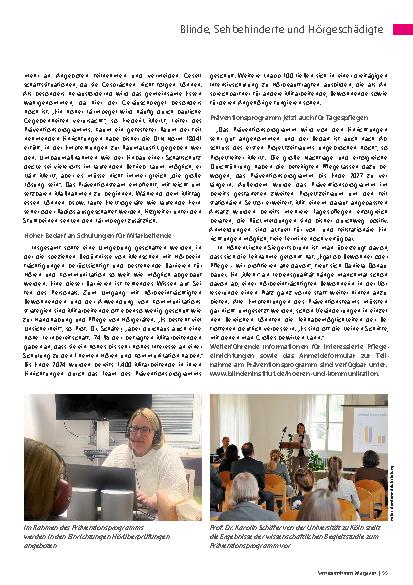 Vorschauseite 3: Gesundheit und Lebensqualität älterer Menschen im Fokus