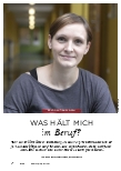 Vorschauseite 1: Was hält mich im Beruf?