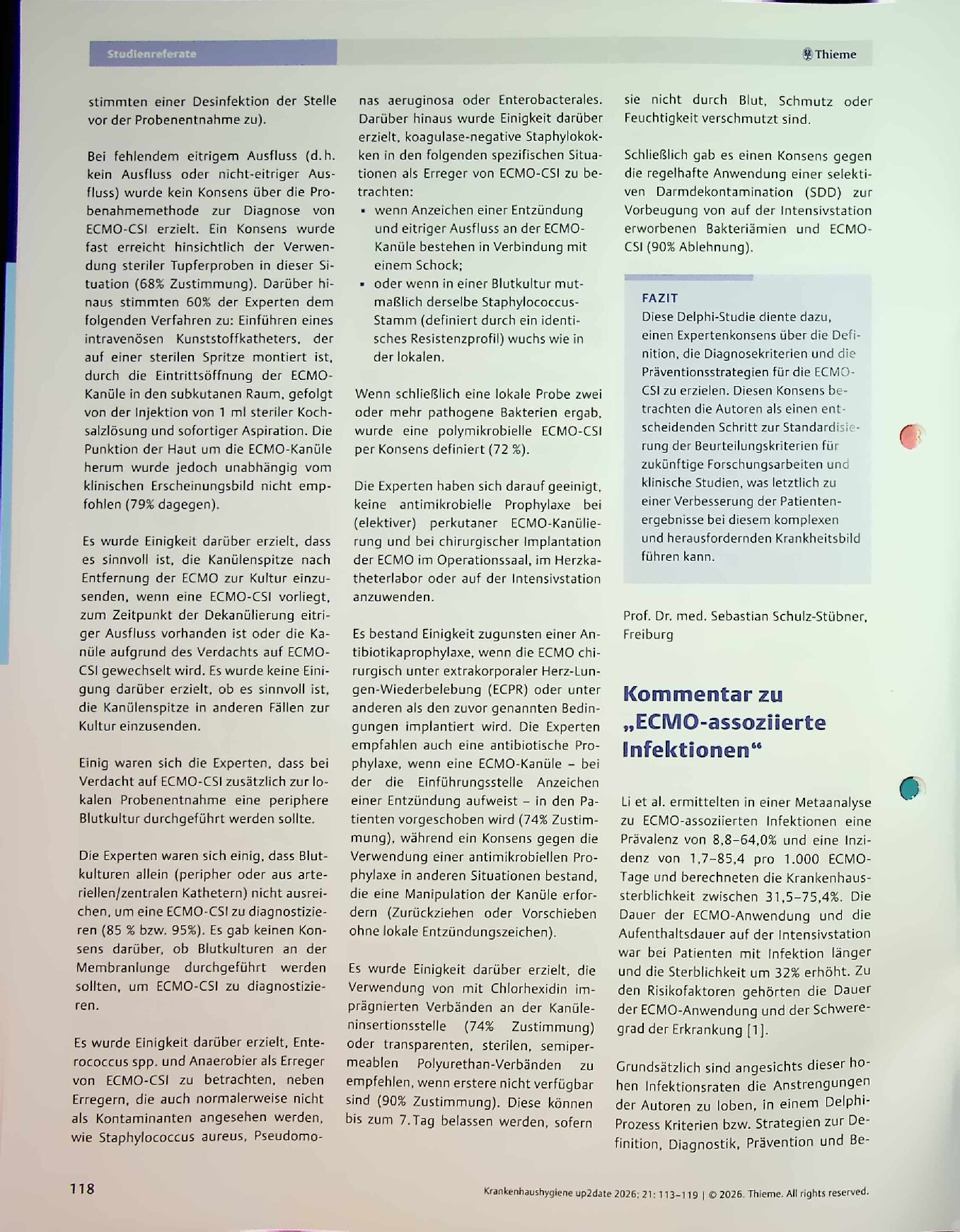 Vorschauseite 6: Praxis der Blutkulturabnahme in Europa
