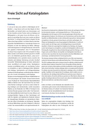 Vorschauseite 1: Freie Sicht auf Katalogdaten