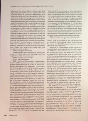 Vorschauseite 3: Wirksamkeit eines Freistellungs beschlusses des Personalrats