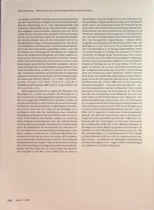 Vorschauseite 5: Wirksamkeit eines Freistellungs beschlusses des Personalrats