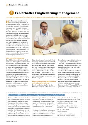 Vorschauseite 1: Fehlerhaftes Eingliederungsmanagement