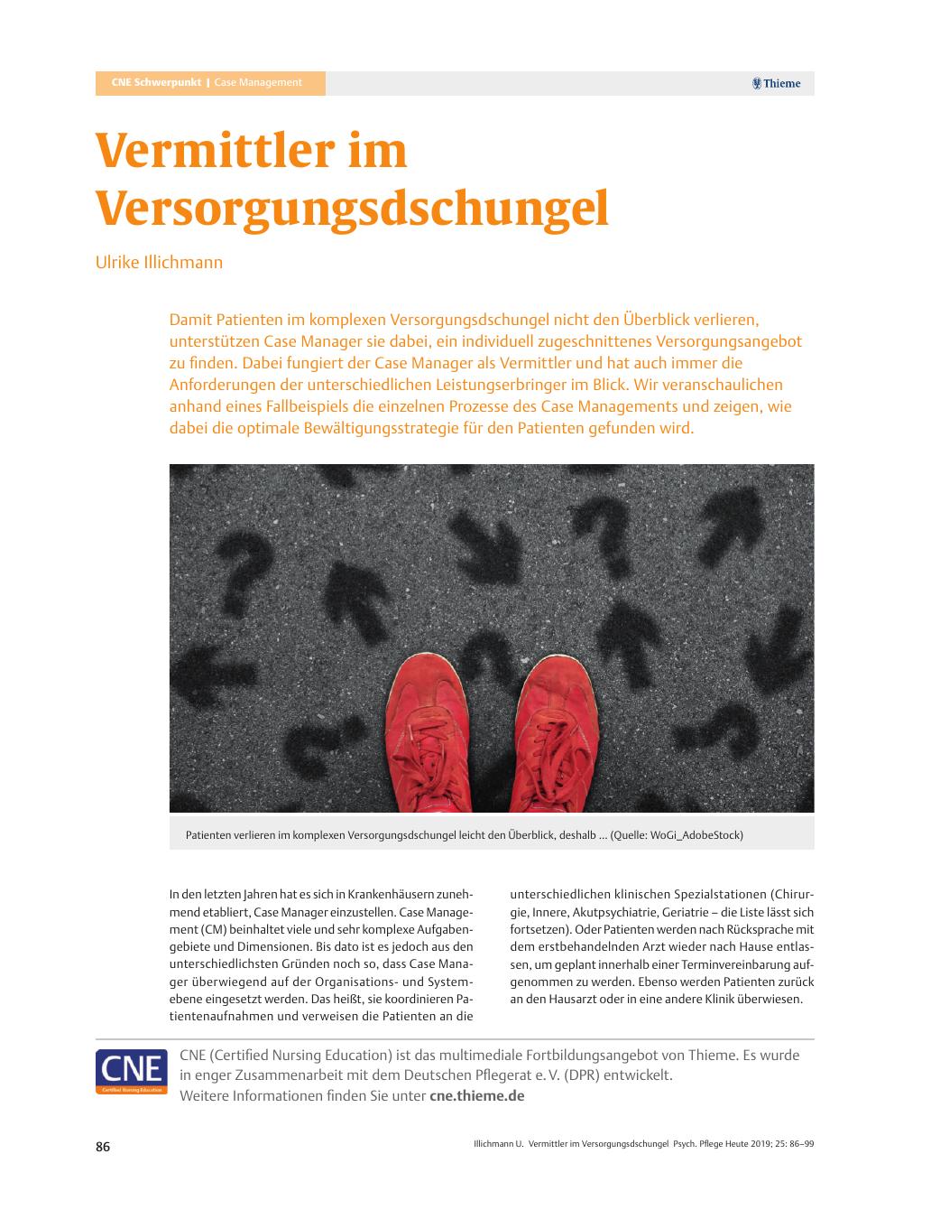 Vorschauseite 1: Vermittler im Versorgungsdschungel