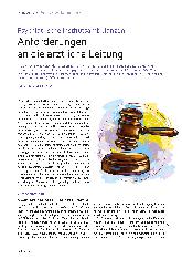 Vorschauseite 1: Psychiatrische Institutsambulanzen: Anforderungen an die ärztliche Leitung
