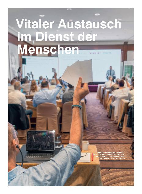 Vorschauseite 1: Vitaler Austausch im Dienst der Menschen