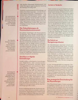 Vorschauseite 3: Von der Reparatur zur Navigation. Warum Prognosekompetenz die Zukunft der Physiotherapie bestimmt