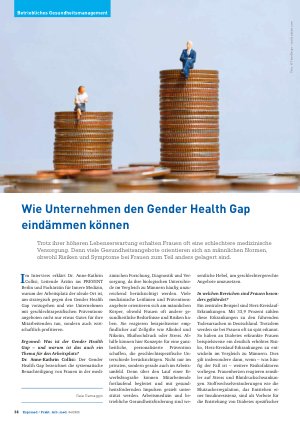 Vorschauseite 1: Wie Unternehmen den Gender Health Gap eindämmen können