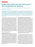 Vorschauseite 1: Reden hilft: offen und mit Interesse an der Perspektive der anderen. Wie die Ärztekammer Berlin und die gematik Probleme bei der Digitalisierung lösen.
