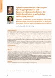 Vorschauseite 1: Dynamic Assessment zur Erfassung von Fast-Mapping-Prozessen und Spracherwerbsstrategien bei dreibis fünfjährigen Kindern im anfänglichen Deutschspracherwerb