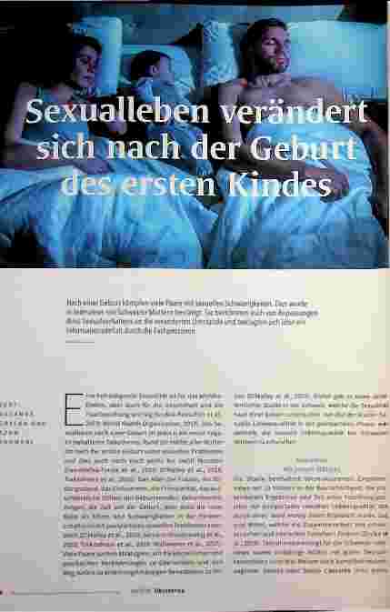 Vorschauseite 1: Sexualleben verändert sich nach der Geburt des ersten Kindes.