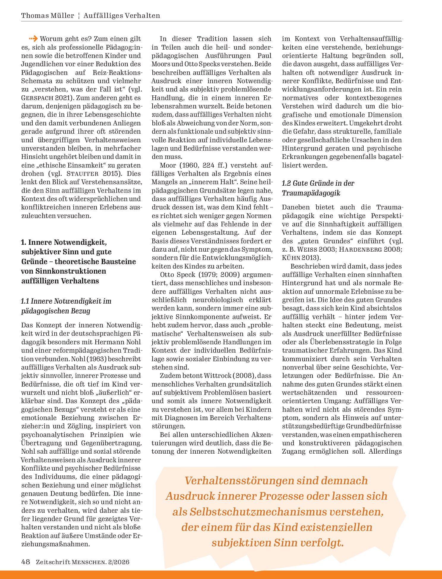 Vorschauseite 2: Auffälliges Verhalten – auf dem Weg zu einer Grammatik des Verstehens