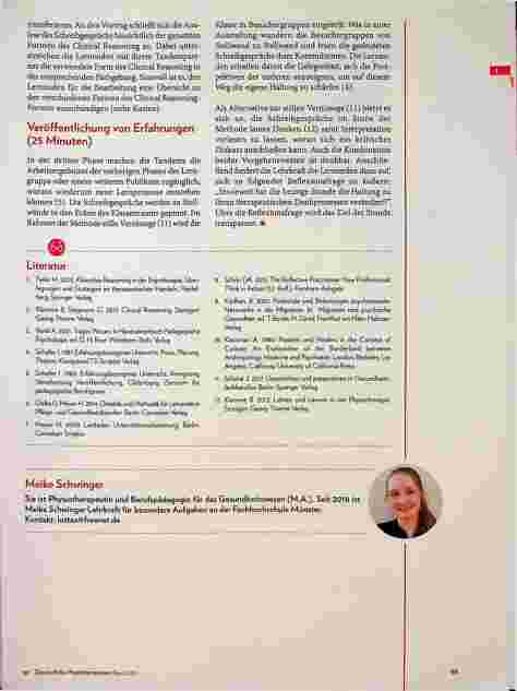 Vorschauseite 4: Komplexe therapeutische Situationen erfassen. Die Formen des Clinical Reasoning erfahrungsorientiert unterrichten.