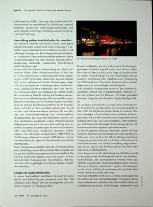 Vorschauseite 2: Die digitale Zukunft euro päischer Krankenhäuser