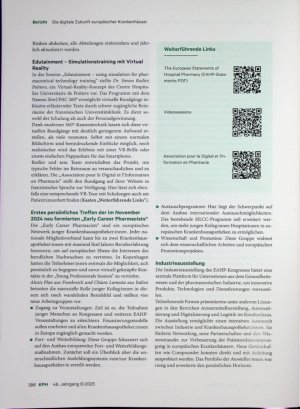 Vorschauseite 3: Die digitale Zukunft euro päischer Krankenhäuser