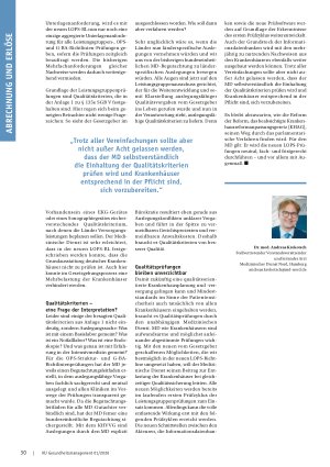 Vorschauseite 3: Neue Leistungsgruppen, verbesserter Prüfablauf Wie der Medizinische Dienst künftig vorgeht und was Kliniken beachten sollten