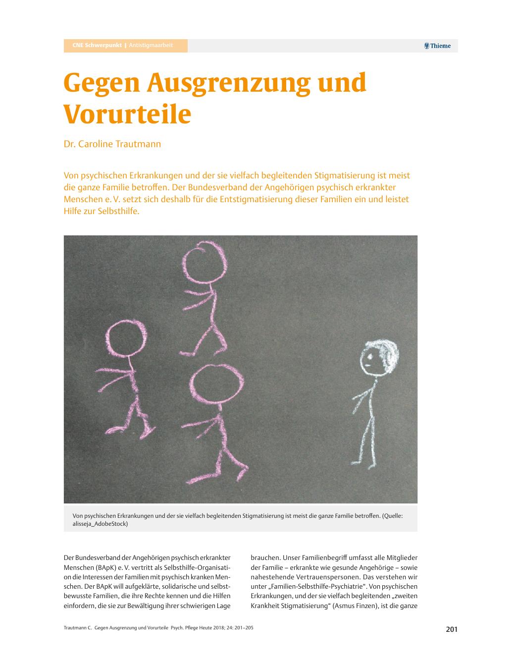 Vorschauseite 1: Gegen Ausgrenzung und Vorurteile