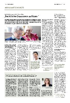 Vorschauseite 1: "Rechtliche Grauzonen auflösen"