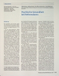 Vorschauseite 1: Psychische Gesundheit bei Referendaren