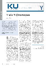 Vorschauseite 1: Y wie Y-Chromosom