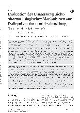 Vorschauseite 1: Evaluation der Umsetzung nicht-pharmakologischer Maßnahmen zur Delirprävention und -behandlung