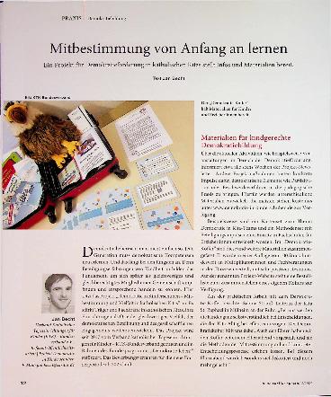 Vorschauseite 1: Mitbestimmung von Anfang an lernen