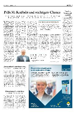 Vorschauseite 1: PeBeM: Kraftakt und wichtigste Chance