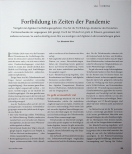 Vorschauseite 1: Fortbildung in Zeiten der Pandemie