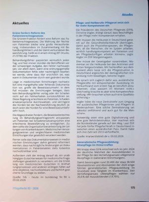 Vorschauseite 1: Grüne fordern Reform des Patientenrechtegesetzes