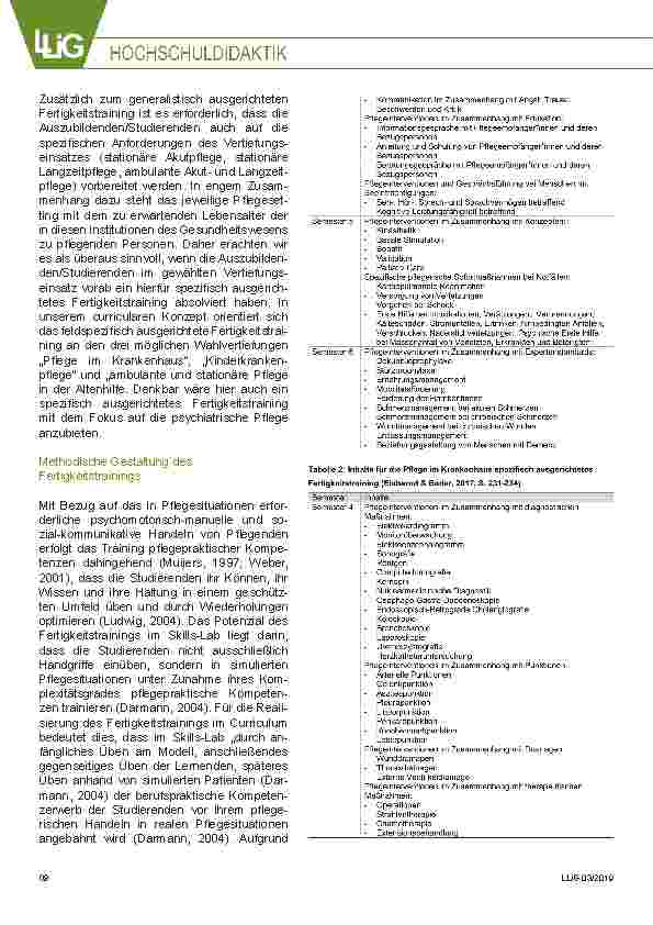 Vorschauseite 5: Fertigkeitstraining in der beruflichen und hochschulischen Pflegeausbildung