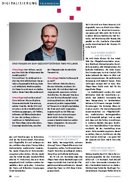 Vorschauseite 3: Telemedizin statt Notaufnahme