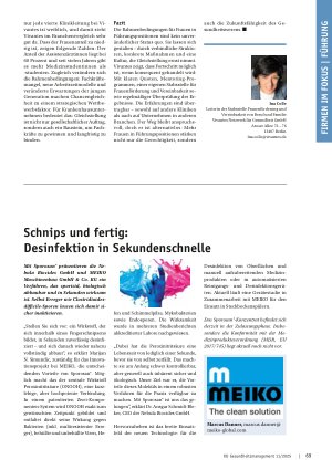 Vorschauseite 3: Mehr Frauen in Führungspositionen – stimmen die Rahmenbedingungen?