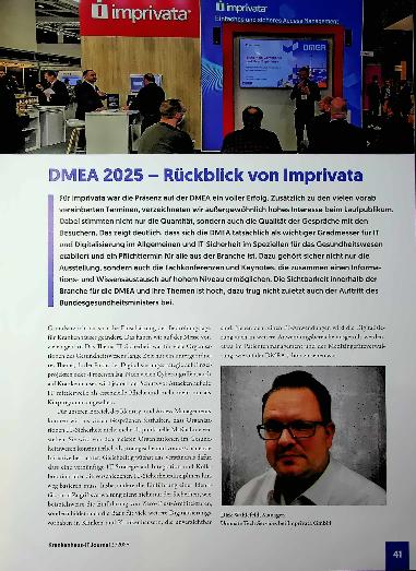 Vorschauseite 1: DMEA 2025 - Rückblick von Imprivata