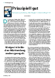 Vorschauseite 1: Prinzipiell gut. Eine Ergänzung des Beitrags „Mehr Pflegezeit“ in Häusliche Pflege 11/21.
