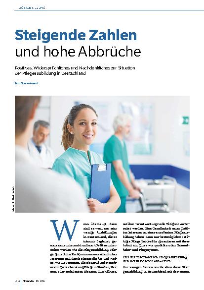 Vorschauseite 1: Steigende Zahlen und hohe Abbrüche