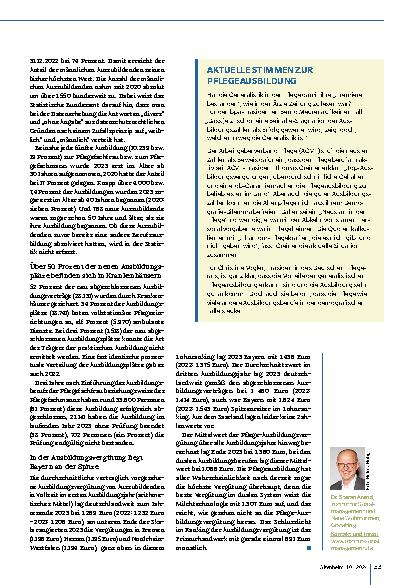 Vorschauseite 4: Steigende Zahlen und hohe Abbrüche