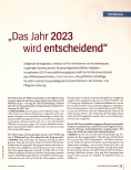 Vorschauseite 2: „Das Jahr 2023 wird entscheidend. “