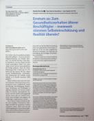 Vorschauseite 1: Erratum zu: Zum Gesundheitsverhalten älterer Beschäftigter - inwieweit stimmen Selbsteinschätzung und Realität überein?