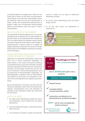 Vorschauseite 4: Nehmen Psychische Erkrankungen zu?