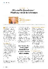 Vorschauseite 1: „Wir sind Ihr Dienstleister“ – Wandlung von Eh-da-Leistungen