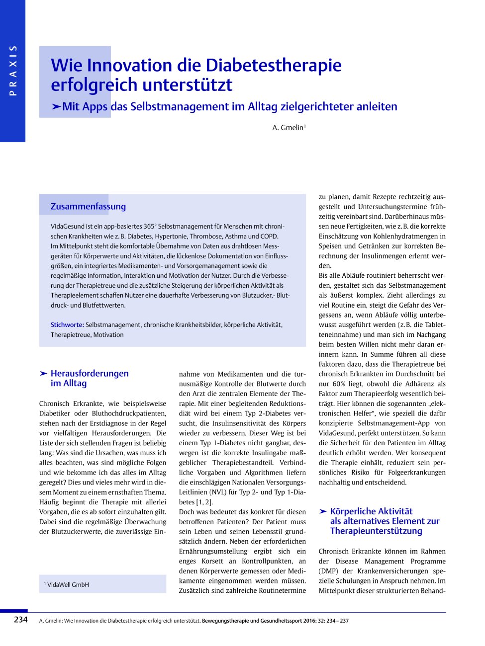 Vorschauseite 1: Wie Innovation die Diabetestherapie erfolgreich unterstützt