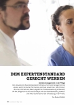 Vorschauseite 1: Dem Expertenstandard gerecht werden