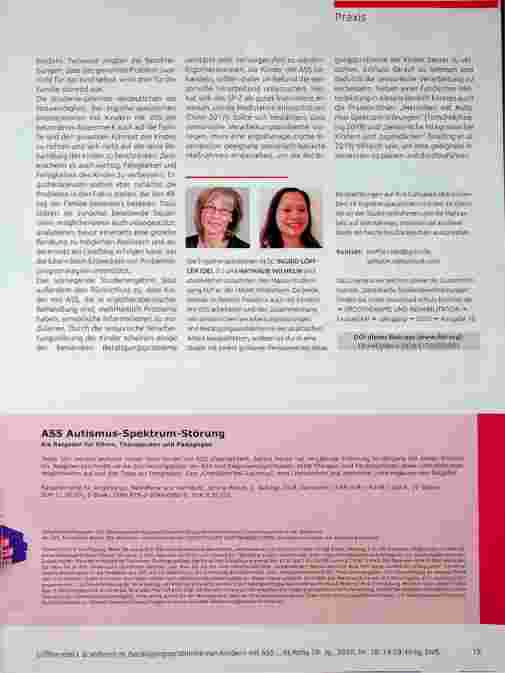 Vorschauseite 6: Studie liefert neue Impulse für die ergotherapeutische Intervention.