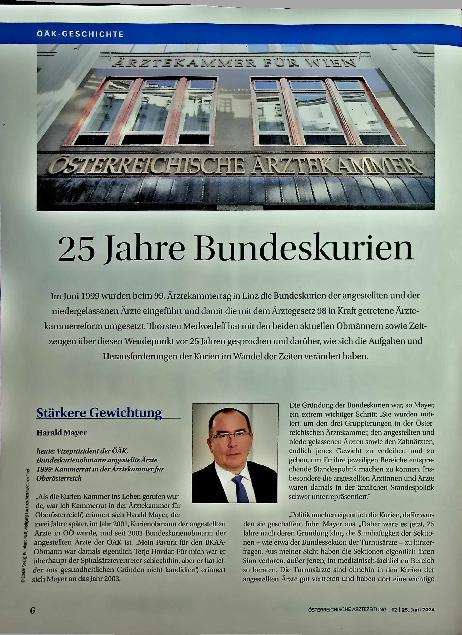 Vorschauseite 1: 25 Jahre Bundeskuren