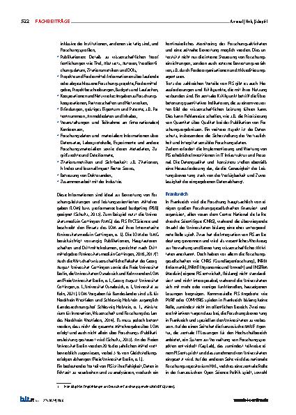 Vorschauseite 2: Forschungsbewertung neu definiert: FIS, Open Science und KI-gestützte Innovationen