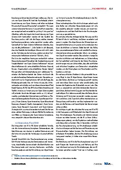 Vorschauseite 5: Forschungsbewertung neu definiert: FIS, Open Science und KI-gestützte Innovationen