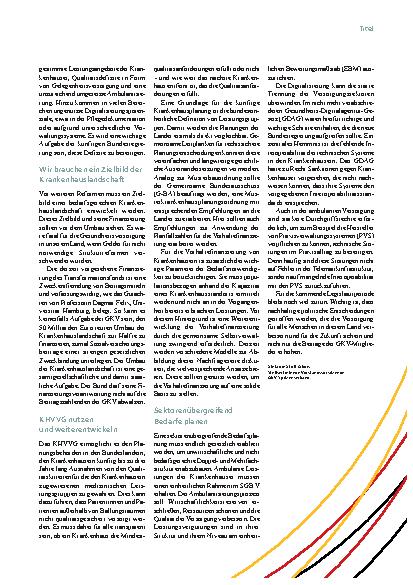 Vorschauseite 2: Nach der Reform ist vor der Reform