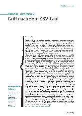 Vorschauseite 1: Griff nach dem KVB-Gral